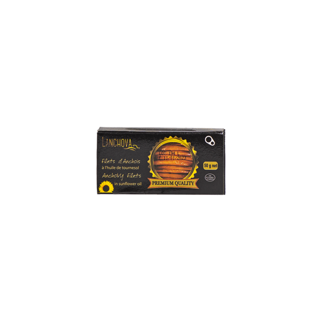 Anchois Huile de tournesol 50g