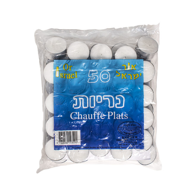 Bougies Chauffe Plat - Lot de 50