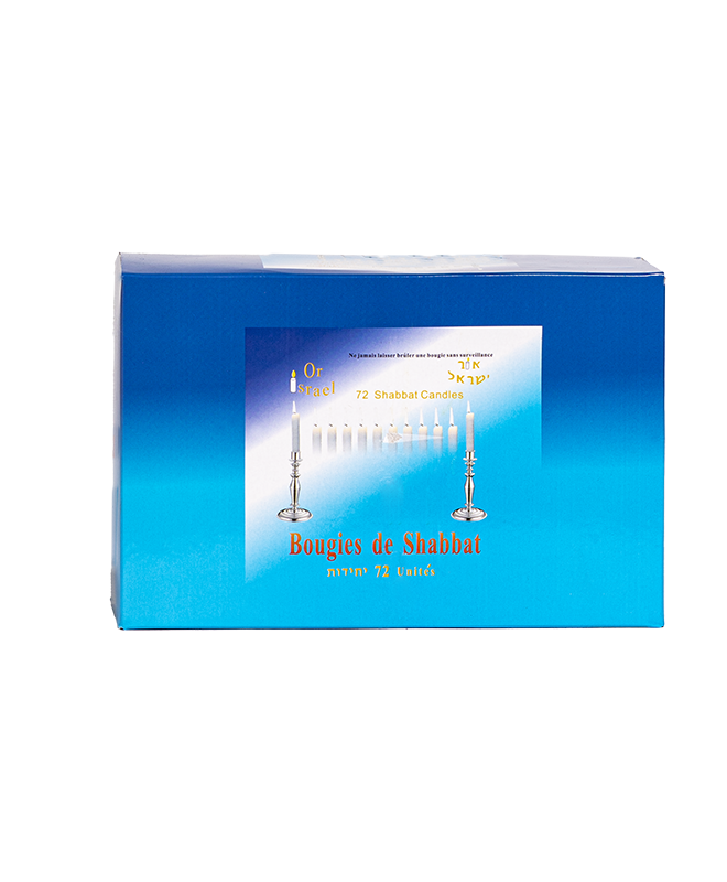 bougies SHABBAT x72