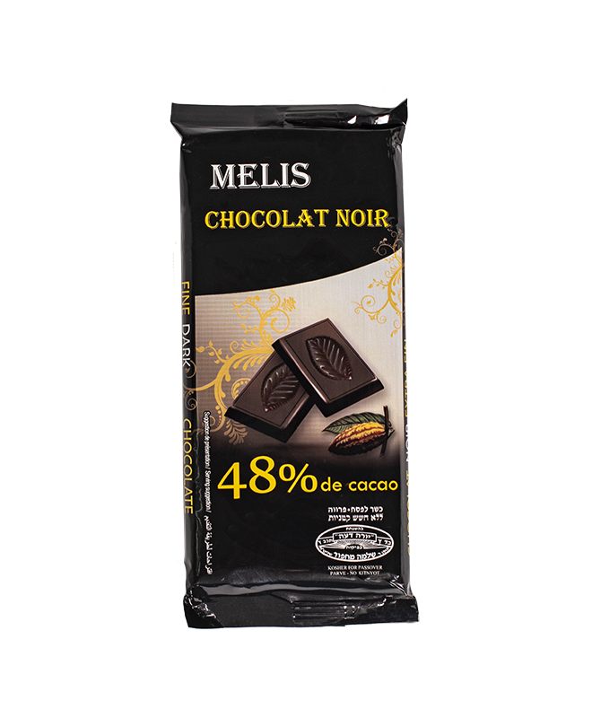Chocolat Noir 48% - Lot de 5 x 100 gr