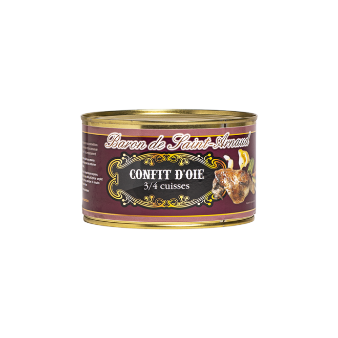 Confit Cuisses d'Oie Baront St Arnaud 1,350 Kg
