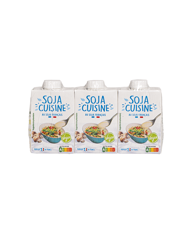 Crème Soja Bio 20cl x 3 Tripack
