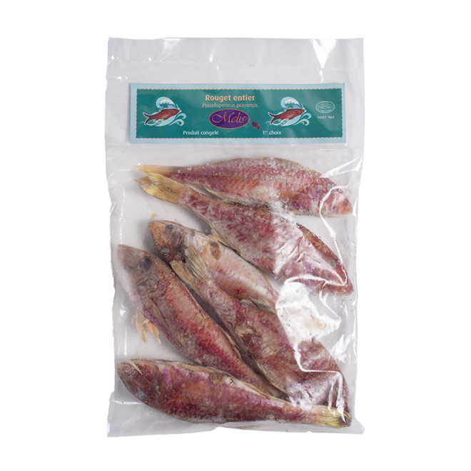 Rouget entier SURGELES 800 Gr