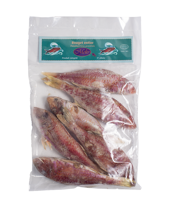 Rouget entier SURGELES 800 Gr