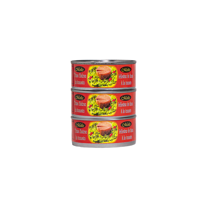 Thon 1/5 Tomate Melis x3 160 gr