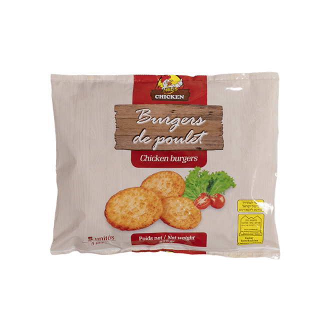 Panés-Burgers de Poulets Panés - Sachet 5 unités