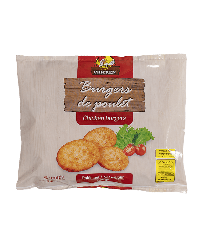 Panés-Burgers de Poulets Panés - Sachet 5 unités
