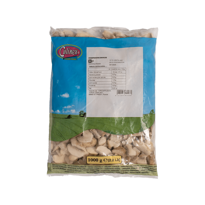Champignons Eminces 1 Kg - SURGELES