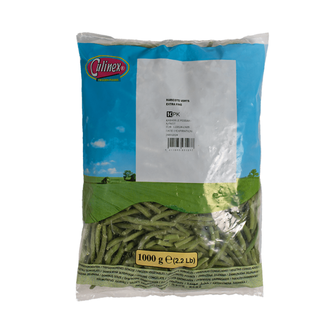 Haricots Verts Extra Fin 1 Kg - SURGELES