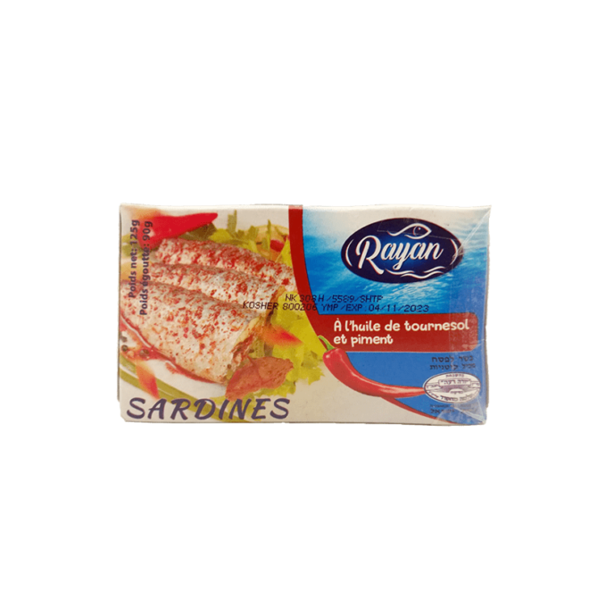 Sardine Huile Pimentée 125 gr