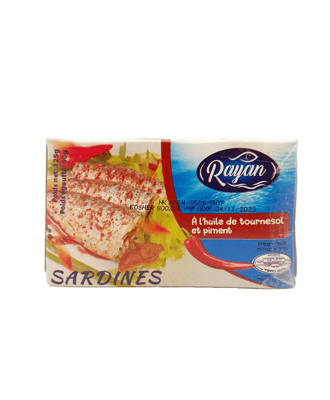 Sardine Huile Pimentée 125 gr