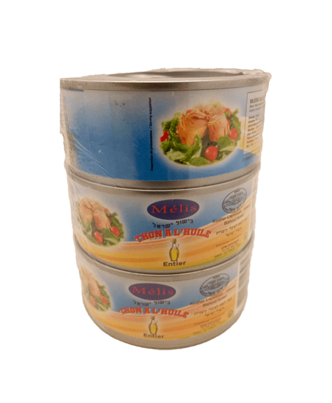 Thon 1/5 Huile Melis x3 160 gr