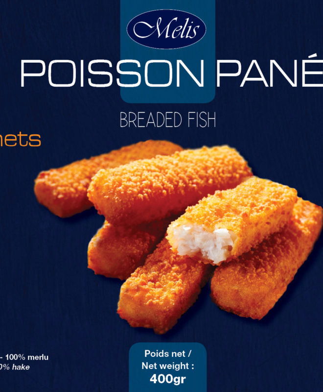 Batônnet poisson pané 400g
