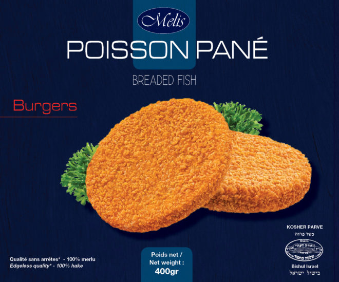 Burger de poisson pané 400g