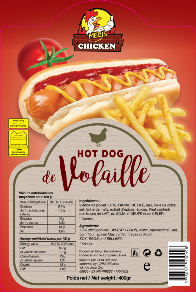 Hot Dog de volaille